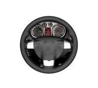 Funda para Volante Funda para Volante de Coche Ford Focus ST 2005-2012, Focus RS 2009-2010. Cubierta para Volante(Yellow Thread)