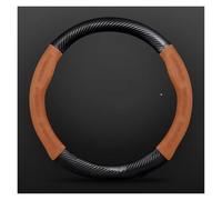 Funda para Volante Funda para Volante de Coche para Chevrolet Cruze, Captiva, Lacetti, Aveo, Niva, Spark, Sonic, Trax y Camaro. Cubierta para Volante(Light Brown1)