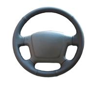 Funda para Volante Hand-Stitched Steering Cover Soft Artificial Leather Black Car Wheel For Kia For Cerato 2005-2012 Old For For Ceed(White Thread)