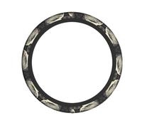 Funda para Volante Impresión De La Mirada del Águila Accesorios Interiores Transpirable Funda De Volant Elástica Accesorios De Coche para Universales Mujeres Y Hombres 38Cm