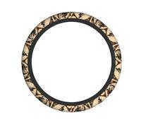 Funda para Volante Impresión De Mapas Antiguos del Mundo Funda De Volant Sin Olor Accesorios Interiores Elástica For Mujeres Y Hombres SUV Universales 38Cm