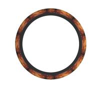 Funda para Volante Impresión De Paisaje Al Atardecer Fundas Volante De Coche Antideslizante Funda De Volant Transpirable Accesorios Interiores para Universales SUV 38Cm