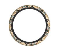 Funda para Volante Impresión del Mundo De Los Libros Ilustrados Funda De Volant Transpirable Accesorios Interiores Goma Accesorios De Coche para Mujeres Y Hombres Camión 38Cm