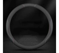 Funda para Volante para BMW 2 Serise F44 Gran Coupé 2020-2023, Cubierta Antideslizante de Piel Microfibra para Todas Estaciones Resistente al Desgaste,O-Shape-Black and Line