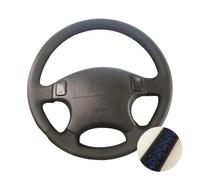 Funda para Volante para CRV para CR-V para Accord 6 para Odyssey para Prelude para Civic 1996-2003 para CL Funda Volante Coche Cosida A Mano Cuero Microfibra(Blue Thread)