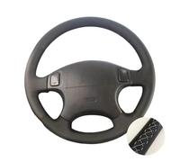 Funda para Volante para CRV para CR-V para Accord 6 para Odyssey para Prelude para Civic 1996-2003 para CL Funda Volante Coche Cosida A Mano Cuero Microfibra(Gray Thread)