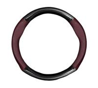 Funda para Volante para Fiesta, Focus, Escort, Mondeo, Edge, Ranger, F-150, Mustang, Transit, decoración cálida para Coche (Redonda roja)