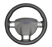 Funda para Volante para Focus 2005-2011 Funda para Volante de Coche Protector de Volante,Red Line