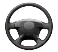 Funda para Volante para Honda Civic 2000-2005 Funda para Volante de Coche Protector de Volante,Black Line