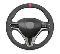 Funda para Volante para Honda Civic Civic 8 2006-2011 Funda para Volante de Coche Protector de Volante,Red Line