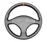 Funda para Volante para Honda Civic Type R Sir EK9 1996-2000 Funda para Volante de Coche Protector de Volante,Red Line