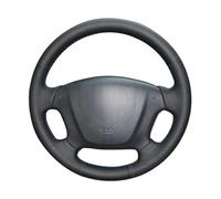 Funda para Volante para Kia para Rondo para Carens 2007 2008 2009 2010 2011 Cubiertas de Volante Cuero Artificial Punto Cosidas a Mano(Blue Thread)