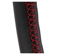 Funda para Volante para Mazda 6 CX-9 CX-3 CX-5 CX5 2017 2018, Funda para Volante De Piel De Microfibra, para Armar Uno Mismo Protector Volante(Red Line)