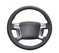 Funda para Volante para S-MAX 2006-2014 Funda para Volante de Coche Protector de Volante,Blue Line