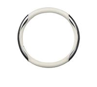 Funda para Volante para Tesla para Modelo 3 S Y X para Roadster 2019 2020 2021 2022 2023 2024 2025 Funda para Volante De Coche De 38 Cm Protector Volante(O White Carbon)