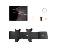 Funda para Volante para Toyota para Land para Prado 120 2003-2007 para Tacoma 2005-2011 para 4Runner para Hilux 2009-2011 LS400 1995 GX GX470 Cubierta Volante Coche(Black)