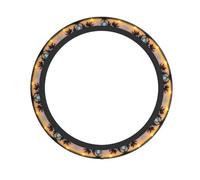 Funda para Volante Playa del Atardecer Accesorios Interiores Elástica Funda De Volant Sin Olor For Universales Mujeres Y Hombres Camión 38Cm