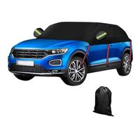 Funda para Volkswagen T-Roc Cabriole 2019-2025, Oxford 420D, impermeable, protección para todo tipo de clima, protección contra el sol, lluvia, polvo, UV, con cremallera lateral del conductor para