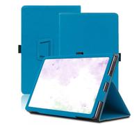 Funda para Wacom MovinkPad Pro EVA Edition 14 Pulgadas, Wacom Movinkpad Pro 14 Tablet Funda, Funda Protectora Plegable con Soporte para Lápiz y Correa para la Muñeca, Protección Total. (Azul Claro)
