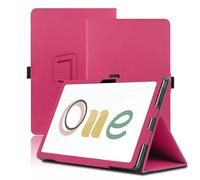 Funda para Wacom One 14 14 Pulgadas, Wacom One 14 Tablet Funda, Funda Protectora Plegable con Soporte para Lápiz y Correa para la Muñeca, Protección Total. (Rojo)