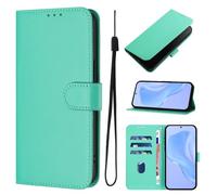 Funda para Wiko T60, a prueba de golpes, de piel premium, con absorción de golpes, con soporte para tarjetas, funda protectora abatible para Wiko T60, color verde