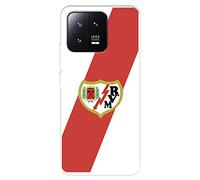 Funda para Xiaomi 13 del Rayo Vallecano Escudo tansparente para Proteger tu móvil. Carcasa de Silicona Flexible con Licencia Oficial Rayo Vallecano