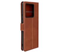 Funda para Xiaomi 13T y 13T Pro Tarjetero magnético Marrón claro
