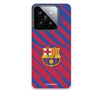 Funda para Xiaomi 14 del FC Barcelona BarÇa Escudo tansparente para Proteger tu móvil. Capa de Silicona Flexible con Licencia Oficial FC Barcelona