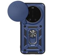 Funda para Xiaomi 17 Ultra con tapa deslizante para cámara y anillo magnético