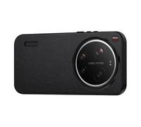 Funda para Xiaomi 17 Ultra: Cubierta Protectora Delgada De Cuero, Estilo Ejecutivo, Antideslizante Y Minimalista.,Black