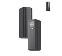 Funda para Xiaomi 212W HyperCharge P03MI Power Bank 25000mAh, Silicona Suave Protectora Portátil Resistente a Arañazos Resistente a Golpes con Cordón, Gris