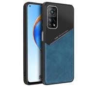 Funda para Xiaomi Mi 10T / 10T Pro Aspecto cuero compatible S. Magnético - Azul