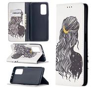 Funda para Xiaomi Mi 10T / 10T Pro, Premium PU Cuero Case Flip Protectora Cover con Soporte, Ranuras para Tarjetas Cierre Magnético Billetera Tapa Carcasa para Xiaomi Mi 10T / 10T Pro, Muchacha