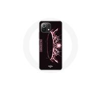 Funda para Xiaomi Mi 11 Lite Blackpink Grupo de K-pop Álbum The Album 2020 Logo Rosa Fondo Negro