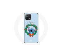 Funda para Xiaomi Mi 11 Lite Stitch nieve feliz Navidad azul
