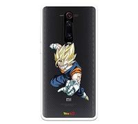 Funda para Xiaomi Mi 9T (Redmi K20) Oficial de Dragon Ball Vegeto Super Saiyan para Proteger tu móvil. Carcasa para Xiaomi de Silicona Flexible con Licencia Oficial de Dragon Ball.