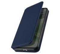 Funda para Xiaomi Mi A2 Lite. Soolapa Tarjetero Soporte Vídeo Azul oscuro