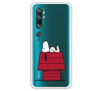 Funda para Xiaomi Mi Note 10 Oficial de Snoopy Snoopy casa para Proteger tu móvil. Carcasa para Xiaomi de Silicona Flexible con Licencia Oficial de Peanuts.