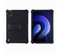 Funda para Xiaomi Mi Pad 6/6 Pro de 11 pulgadas, modelo 2023, tableta de 6ª generación con soporte de PC, silicona suave, lavable, esquina gruesa a prueba de golpes, color negro