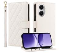 Funda para Xiaomi Poco F7 5G, Tipo Libro Leather Flip Carcasa con magnético Soporte Ranura Tarjeta Wallet Case para Xiaomi Poco F7 5G, Blanco