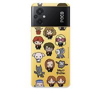 Funda para Xiaomi Poco M5 Oficial de Harry Potter Personajes Iconos para Proteger tu móvil. Carcasa para Xiaomi de Silicona Flexible con Licencia Oficial de Harry Potter