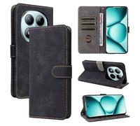 Funda para Xiaomi Poco M8 Pro 5G, [Tecnología de Bloqueo RFID] Fundas de Billetera, Funda Xiaomi Poco M8 Pro 5G con [Soporte]-Negro