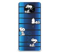 Funda para Xiaomi Poco X3 Oficial de Snoopy Rayas para Proteger tu móvil. Carcasa para Xiaomi de Silicona Flexible con Licencia Oficial de Peanuts.