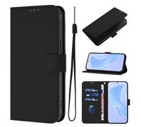 Funda para Xiaomi POCO X6 Neo 5G, a prueba de golpes, de piel premium, con absorción de golpes, con soporte para tarjetas, funda protectora abatible para Xiaomi POCO X6 Neo 5G, color negro