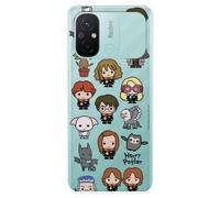 Funda para Xiaomi Redmi 12C Oficial de Harry Potter Personajes Iconos para Proteger tu móvil. Carcasa para Xiaomi de Silicona Transparente Flexible con Licencia Oficial