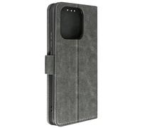 Funda para Xiaomi Redmi 12C Tarjetero Soporte Vídeo Gris
