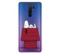 Funda para Xiaomi Redmi 9 Oficial de Snoopy Snoopy casa para Proteger tu móvil. Carcasa para Xiaomi Redmi 9 de Silicona Flexible con Licencia Oficial de Peanuts.