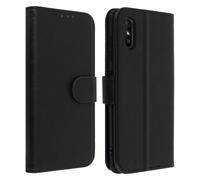 Funda para Xiaomi Redmi 9A Libro Billetera F. Soporte - Negro