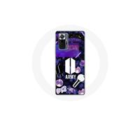 Funda para Xiaomi Redmi Note 10 Pro Bangtan Sonyeondan Logo BTS Bombilla de Luz Ejército