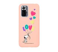 Funda para Xiaomi Redmi Note 10 Pro Oficial de Snoopy, Love Ultra Suave para Proteger tu móvil. Carcasa para Xiaomi de Silicona Líquida con Licencia Oficial de Snoopy